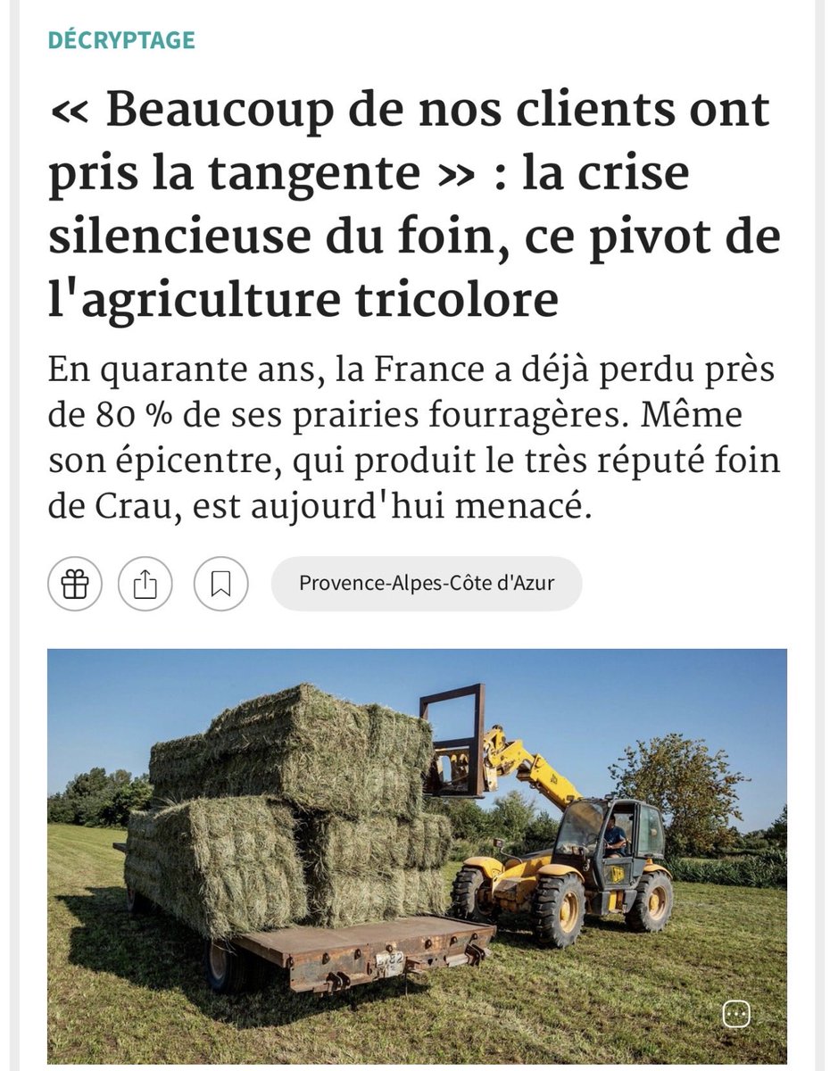 BegonThomas's tweet photo. RvP3️⃣articles du 16/06/26 ⤵️
✅Les eurodéputés approuvent une nouvelle génération de #Semences✔️https://t.co/lG0oe66rDc
✅crise du #foin, ce pivot de #agriculture✔️https://t.co/5LEqXR1Gfi
✅#Tribune La France examine une nouvelle loi d'urgence agricole✔️https://t.co/uglMfEdDgu https://t.co/RjjzygYuSY