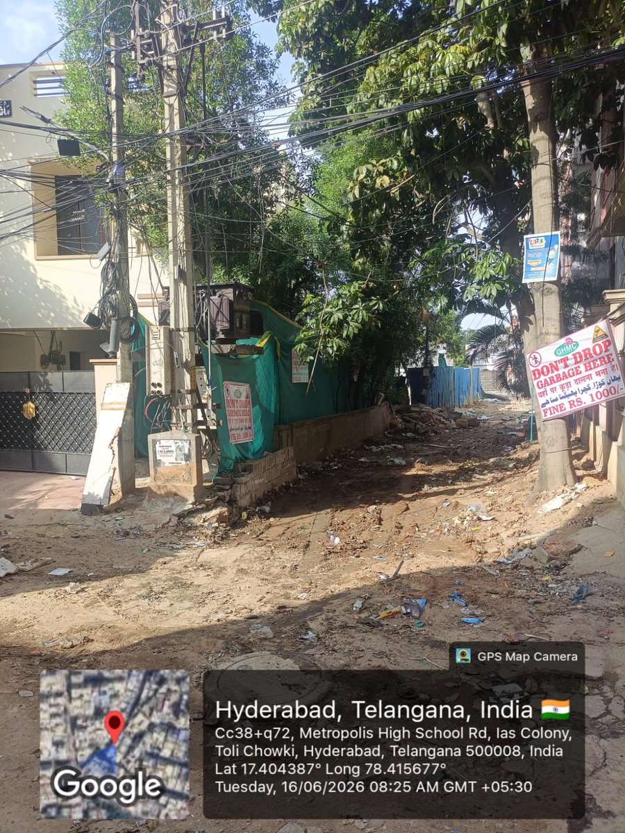 deeswm32's tweet photo. @drmujtaba18 @GHMCOnline Complaint attended https://t.co/ZW0zmjv3zi
