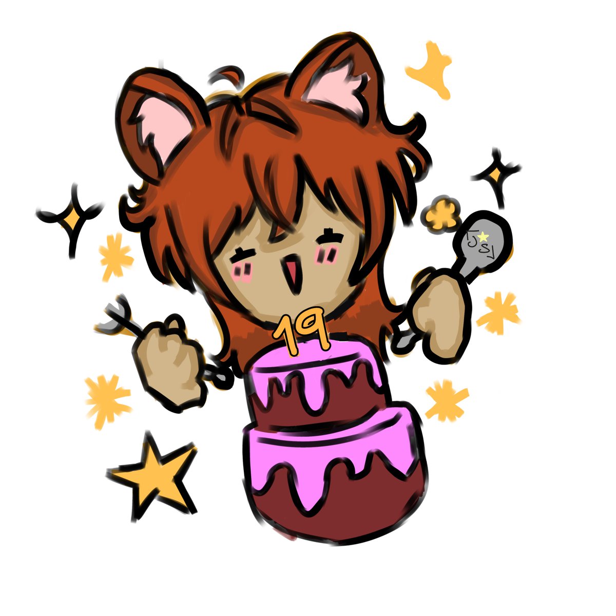 juunostar's tweet photo. Happy bday to me! 

#chibi #bdayart #juunoART https://t.co/XFjM0sLq47