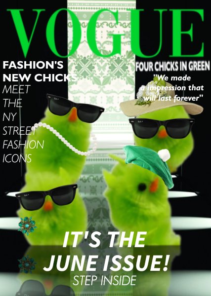 screamy10101's tweet photo. OMG...

Four Chicks In Green Stun in the New Vogue 2026 June issue ! https://t.co/1MgnWzhDdB