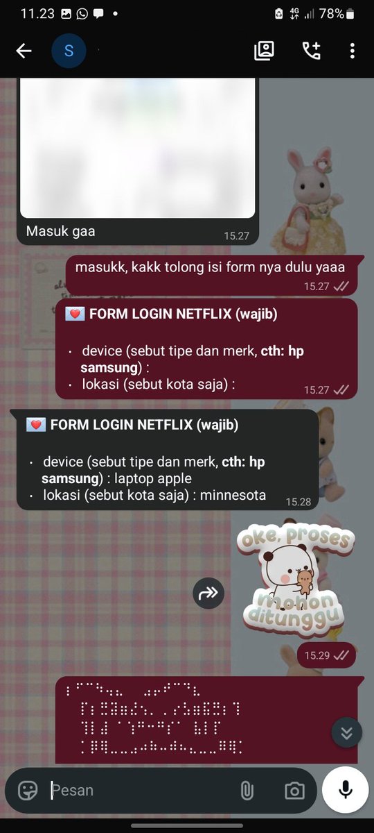 aleykft's tweet photo. another cust jajan n3tfl1x posisi lagi di luar negeri (Minnesota, AS) 🫶🏻🩷 repeat order jugaa luvluv https://t.co/tp8DsffAxh