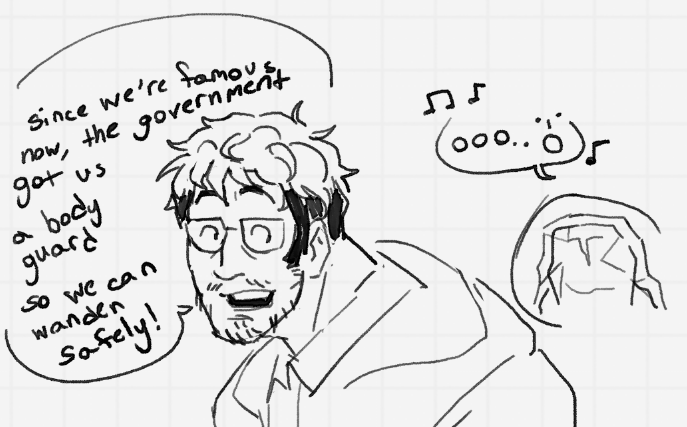 CitrusIdiot's tweet photo. "sorry about the last one you should do Raiden meeting Grace n Rocky" -> heres my shitty comic in respon. also its kinda more grace focused sry. also this comic caters to me only.

(btw for this comic grace comes back to earth way earlier due to new technology with rocky.) https://t.co/kJCbT3Ovt7