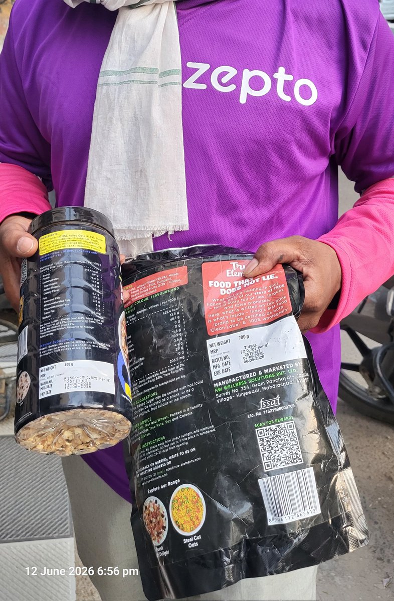 mkmainas's tweet photo. @RijulJK Packed foods also delivered before Expired... https://t.co/3OEpjoROV0