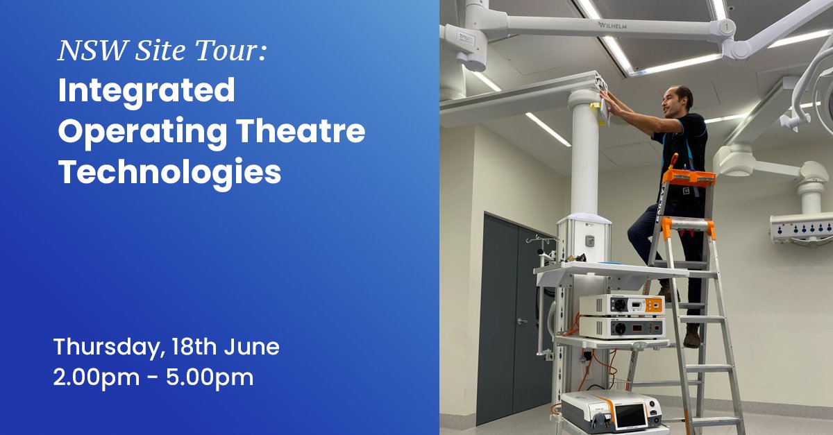 iheaus's tweet photo. Just two days to go until the Integrated Operating Theatre Technologies - Wilhelm Site Tour on Thursday, June 18th.

Register now: https://t.co/KJeBaRysd9 https://t.co/ojGRbGKsVt