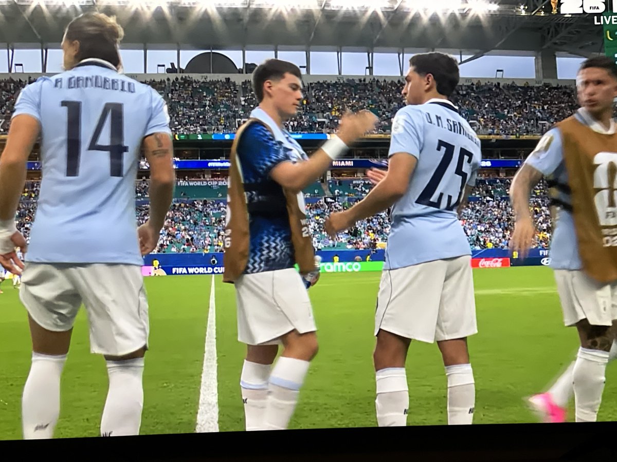 calebturner23's tweet photo. Real Salt Lake’s Juan Manuel Sanabria coming on for Uruguay to start the second half, down 1-0 to Saudi Arabia. https://t.co/FdkLYcJ8PU