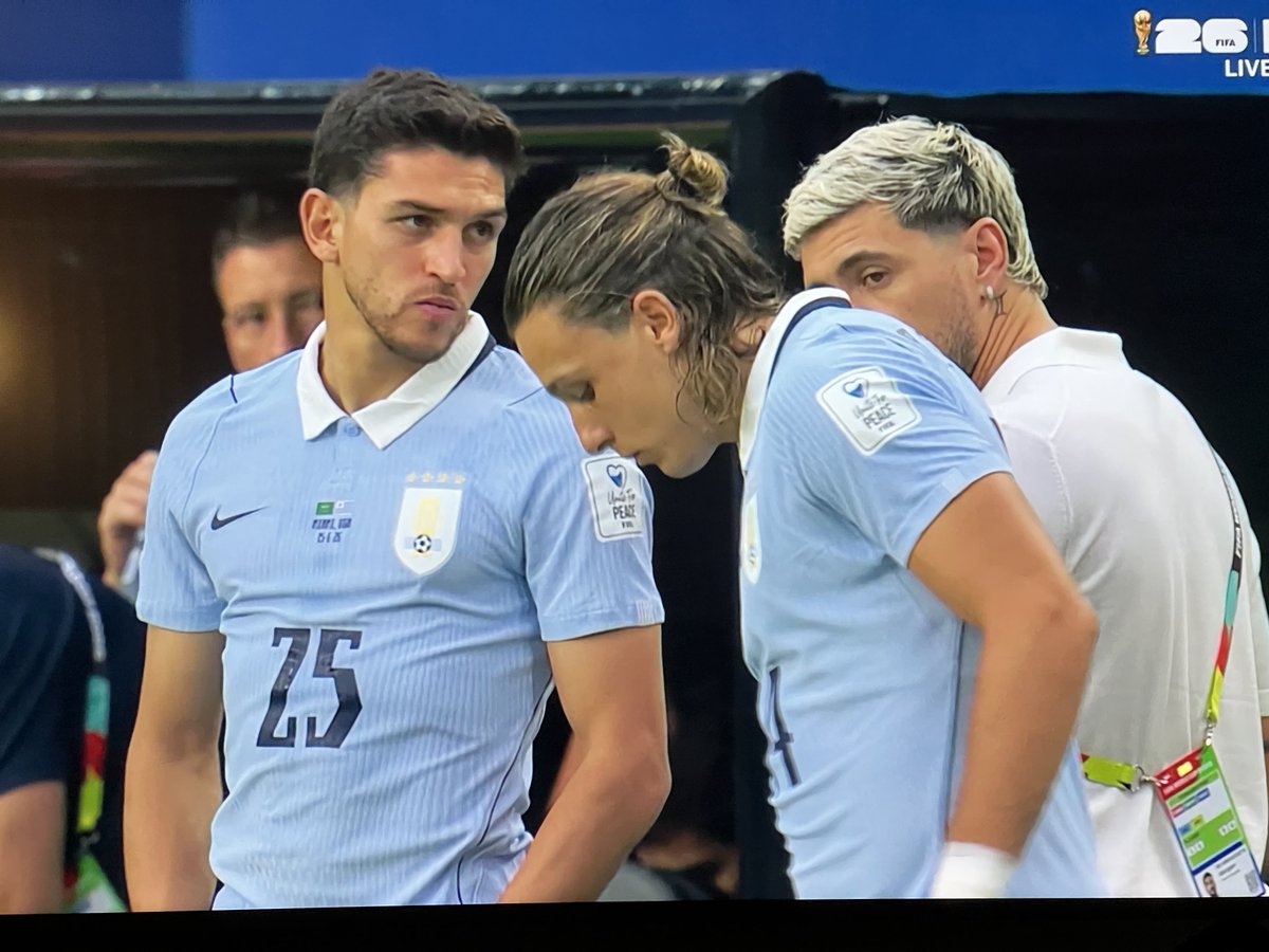calebturner23's tweet photo. Real Salt Lake’s Juan Manuel Sanabria coming on for Uruguay to start the second half, down 1-0 to Saudi Arabia. https://t.co/FdkLYcJ8PU
