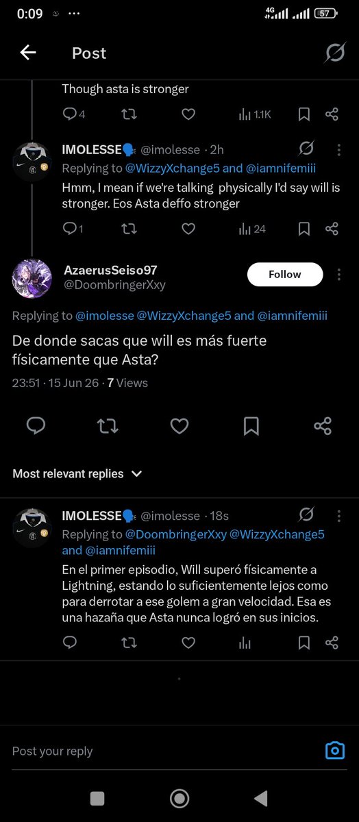 imolesse's tweet photo. E no get language wey I never use for power scaling.. https://t.co/eVLEphmilG