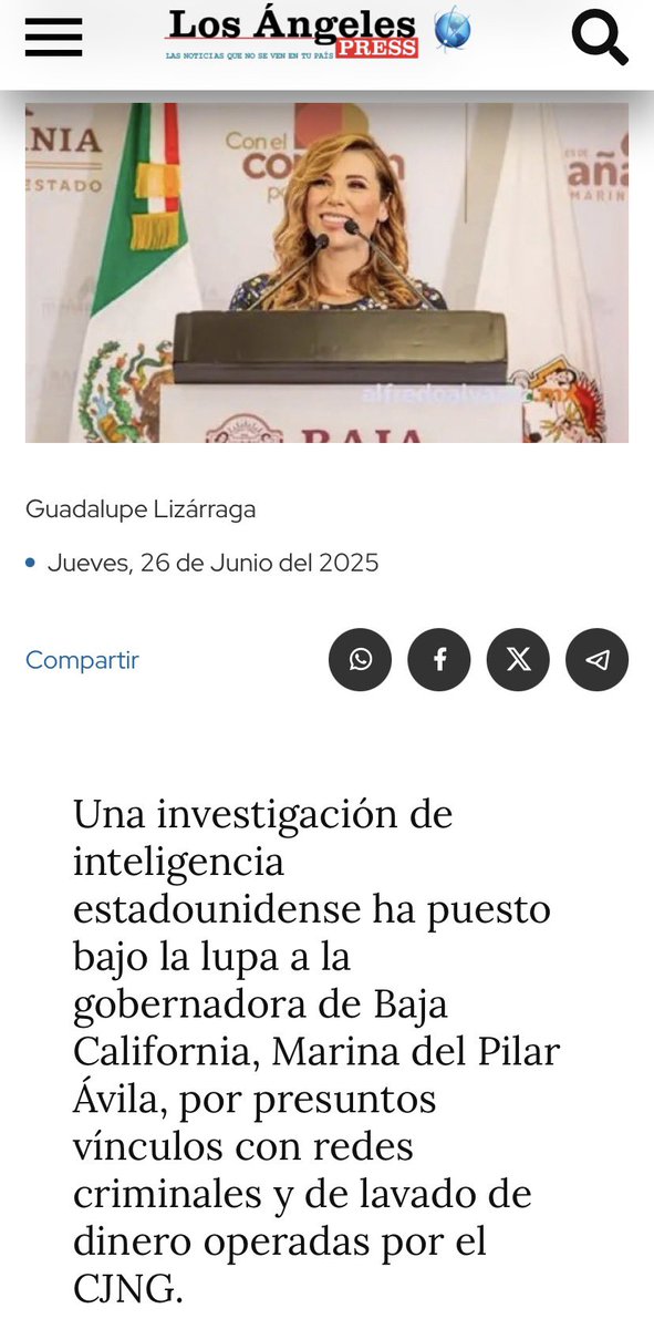 Soy_Joshua001's tweet photo. Saben porque EEUU 🇺🇸 canceló la visa de @MarinadelPilar y abrió carpeta de investigación por NarcoTerrorismo .?

Lo curioso es que la presidenta @Claudiashein niega que la gobernadora de BCN tenga nexos con el CO.!

Jaime Bonilla , lo confirmó. #MorenaNarcoPartido https://t.co/rjCDePyLbR