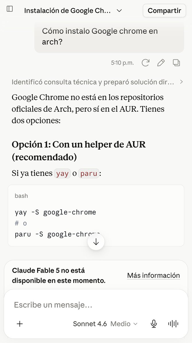 MrKobaRed's tweet photo. @salmorejogeek Francamente culpo a los imbéciles de la comunidad que les dicen a novatos que usen este tipo de distros, al final la persona no se va a poner a leer o razonar a la antigua, le va a preguntar un modelo y va a copiar y pegar, adjunto evidencia https://t.co/LEn6OKNKNy