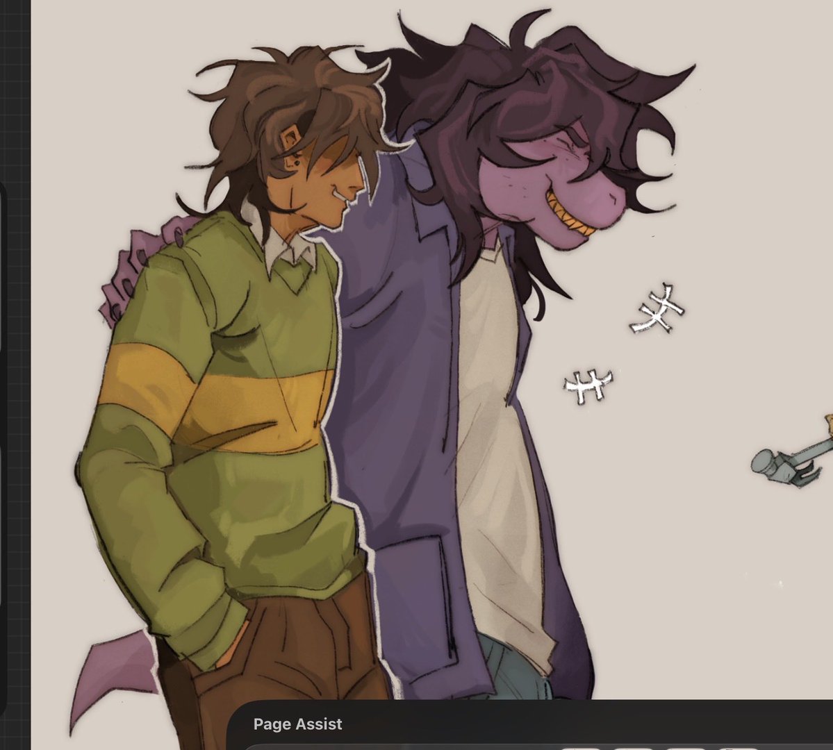 fin_struct's tweet photo. recent deltarune art im so hyped for chapter 5 https://t.co/ql9LLe3mM2
