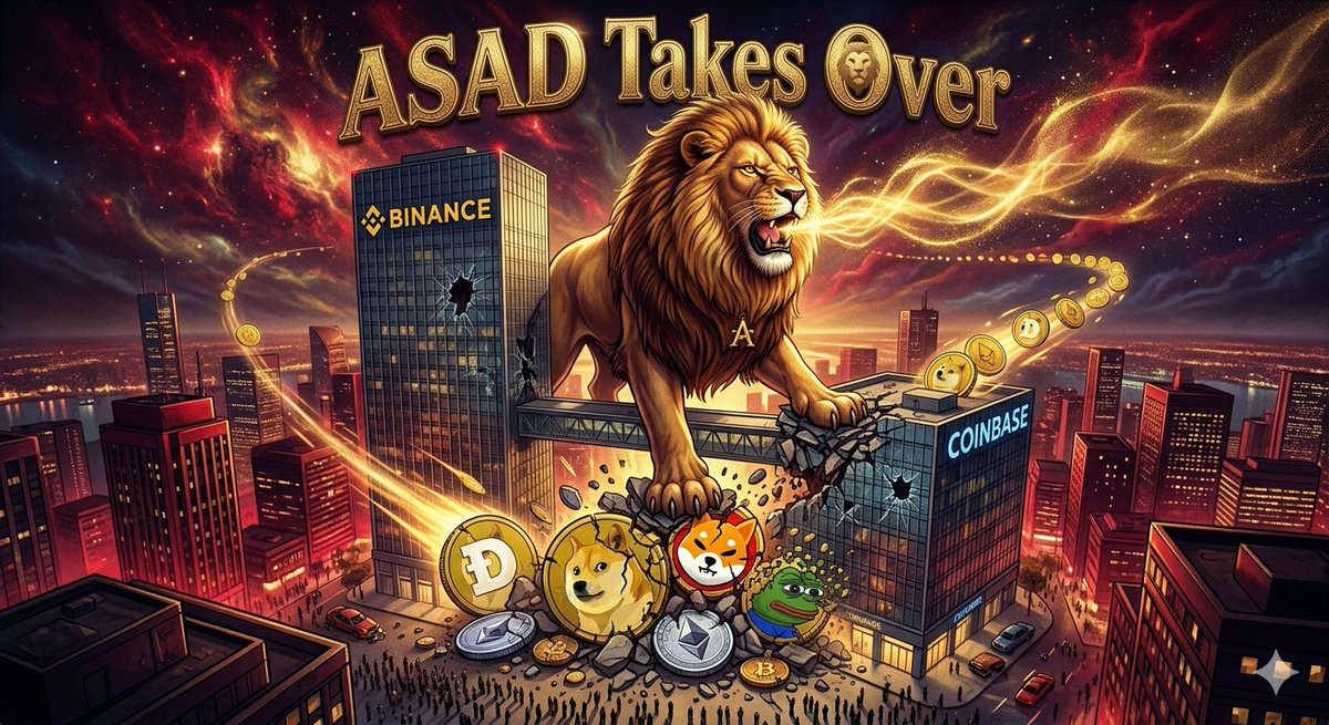 AAlaghbry90837's tweet photo. Dramatic shifts are coming to the crypto world. 📉➡️📈
Take a look at what "ASAD" has in store for us. The details in the image speak for themselves.
Are you ready for this new chapter? 🔥
#CryptoNews #MarketShift #ASAD #DigitalAssets https://t.co/trhiSIqop7