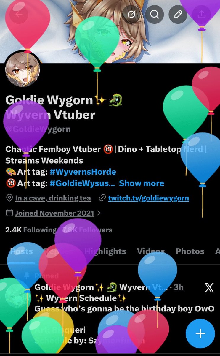 Goldie Wygornโจ๐ Wyvern Vtuber tweet media
