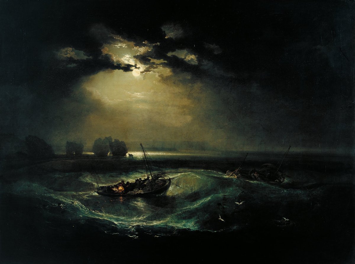 DailyClassicArt's tweet photo. Joseph Mallord William Turner - "Fishermen at Sea" (1796) https://t.co/tNcyedEn5I