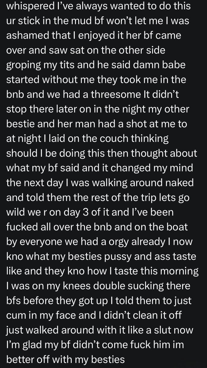 DocRicky69's tweet photo. Party friends #bestfriends #bestie #friendswithbenefit #wild #horny #nsfw #friendship #friendshipgoals #lewd #dark #confession #hardcore #nolimits #cheating #cheatingkink #opendms #dmme #gooner #goonette #orgy #group #public #exhibition #party #boatparty #facial #badgirl #whore https://t.co/ZcVeyRuu9F