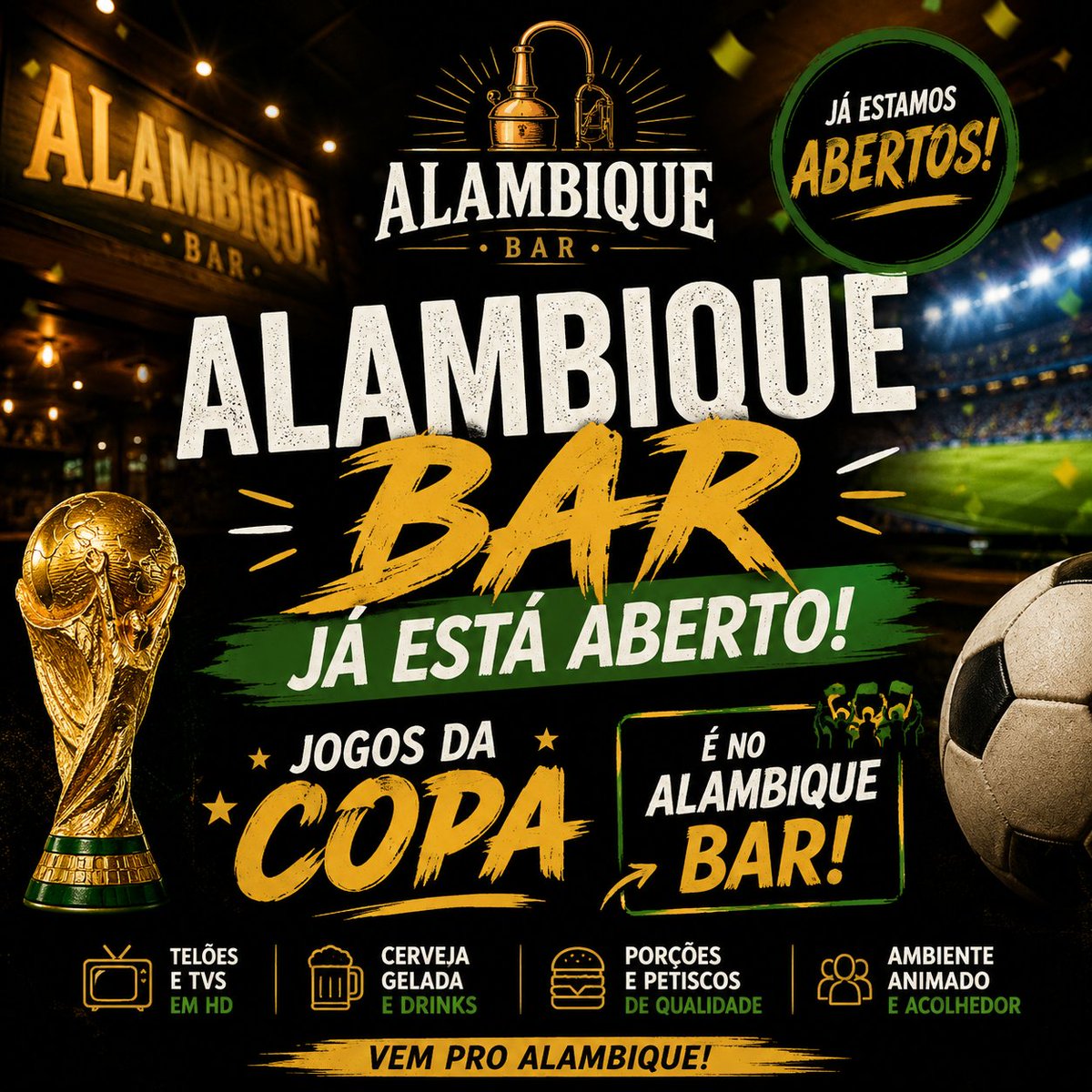 alanbayer's tweet photo. Aqui no Alambique Bar é no @SBTonline  sem atraso!!! https://t.co/AxQxfGj008