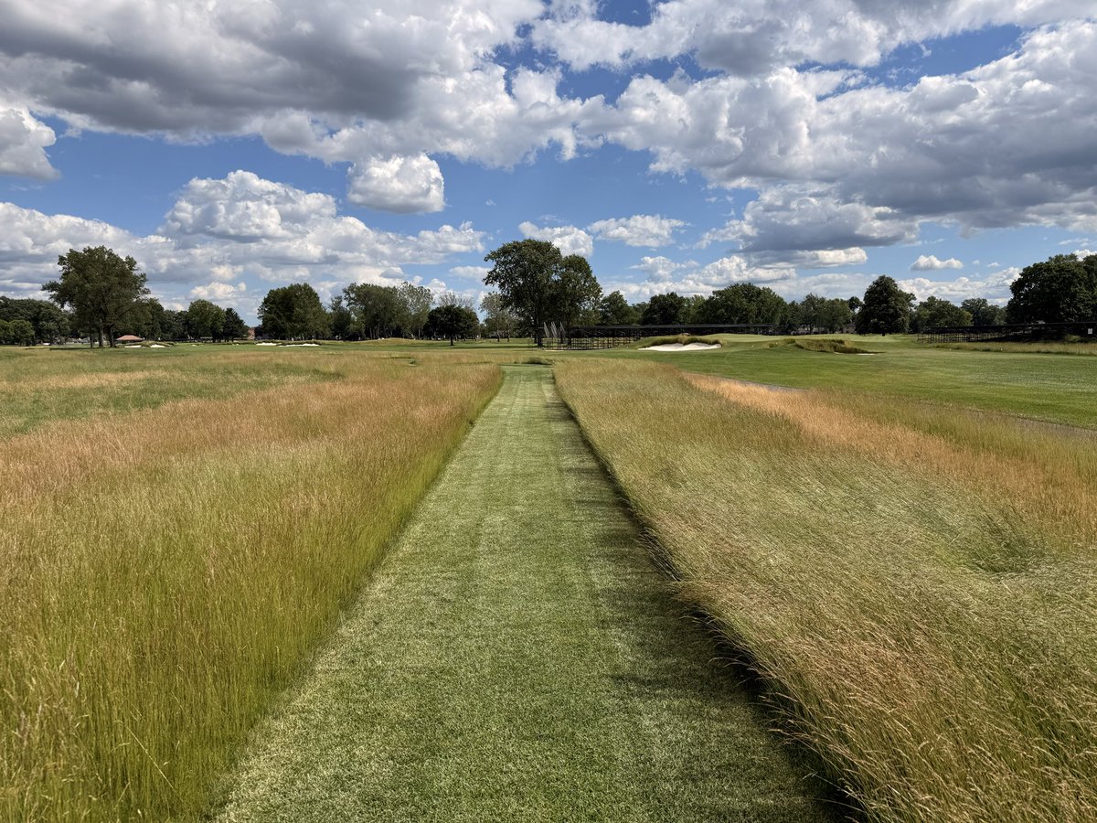 JaacobBowden's tweet photo. Been walking the newly renovated North Course at @DGCGolfClub with a rangefinder before it officially opens to members on June 30.

Getting a feel for the new carry distances and sightlines ahead of next month’s @RocketClassic.

Excited to start playing this thing! https://t.co/1BlLfepCBV