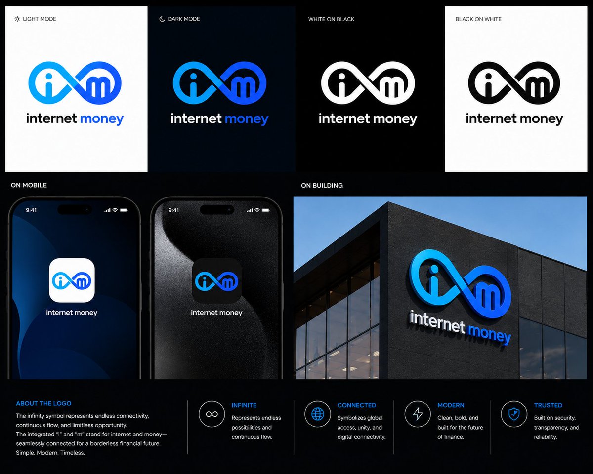 PulseWaveVibe's tweet photo. @InternetMoneyio Entries 1 &amp; 2 (of 4) for the @InternetMoneyio logo contest https://t.co/kziOgAOzmB