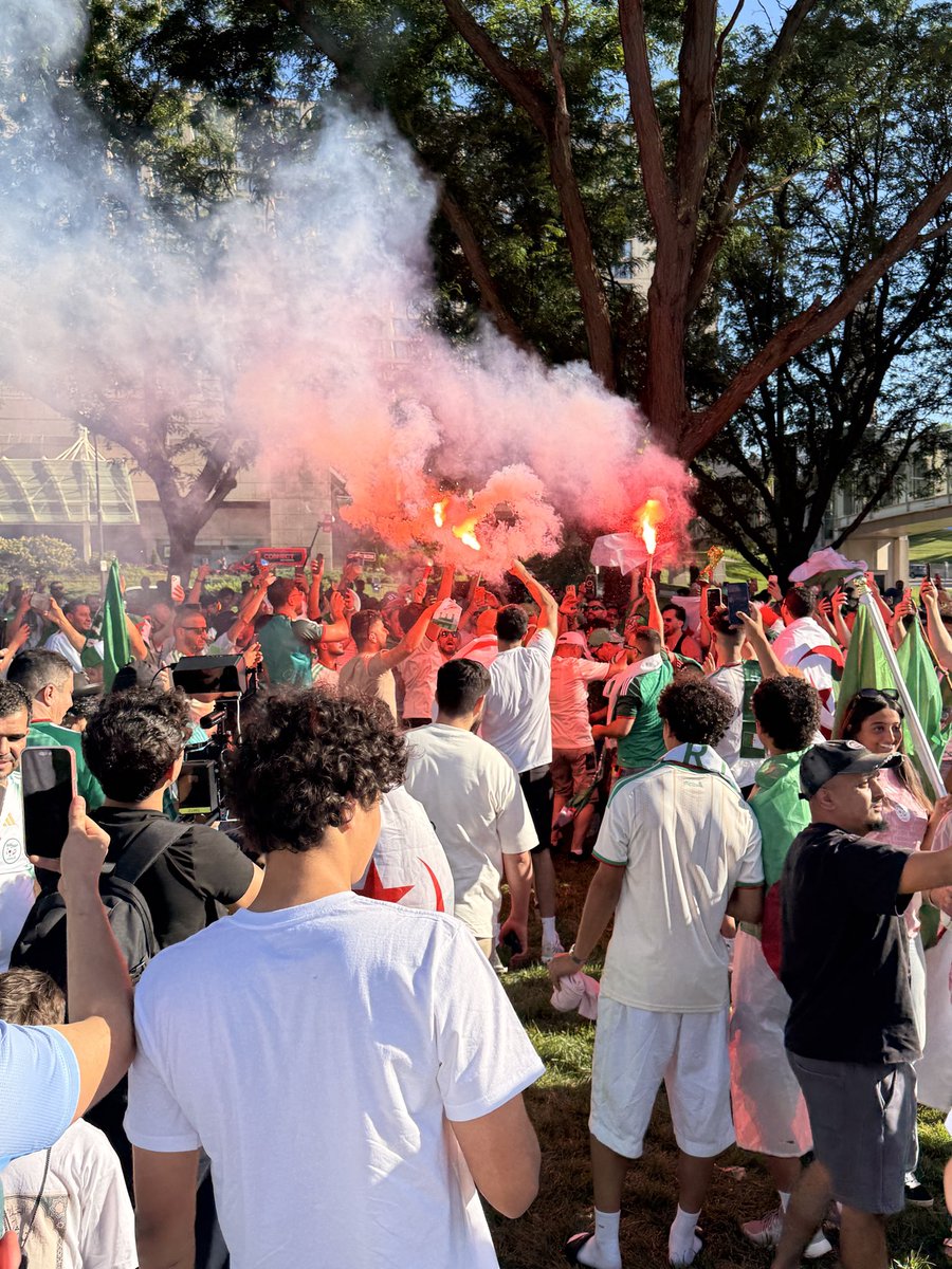 wgPR's tweet photo. Strong Algeria @Algeria_FC contingent out in #KC tonight https://t.co/q8zgJzqvcR
