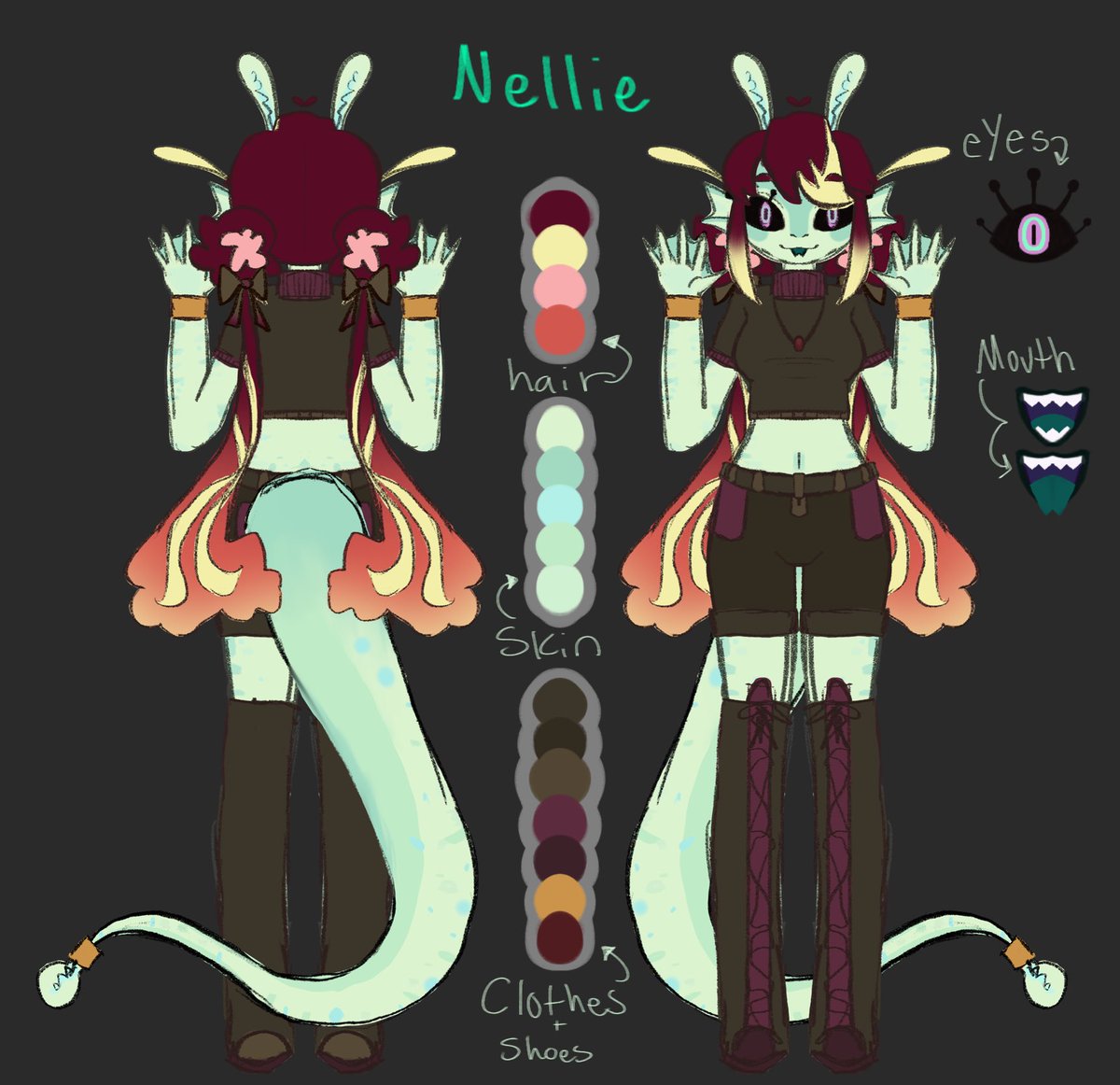 Finnzly_'s tweet photo. #Artfight refs.. Pepper and Nellie!

I have yet to choose a team https://t.co/6mFnFXyZrt