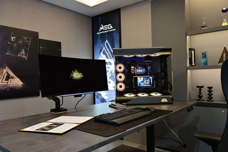 msiUSA's tweet photo. The MEG series exists on the bleeding edge, featuring all of the newest technology without any compromises. "MEG" stands for "MSI Enthusiast Gaming", and at this year's COMPUTEX we debuted the MEG X and MEG Vision X2 AI+, the World's First Agentic AI QD-OLED Gaming Monitor and AI Companion Gaming Desktop.

Read more over at Tweaktown: https://t.co/UYnbyoy2zv