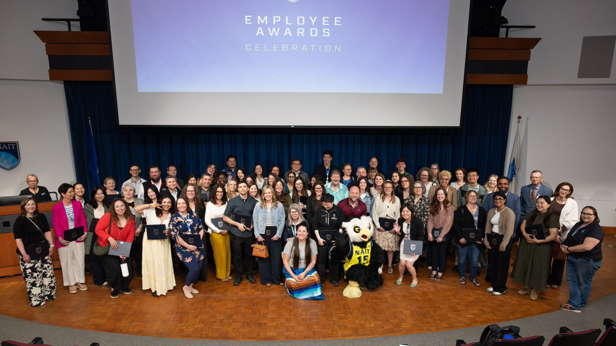 NAIT's tweet photo. What makes NAIT great? Our people.

Last week at our Employee Awards, we celebrated the educators, teams and staff who go above and beyond to support students, improve the student experience, strengthen partnerships and create meaningful experiences for those we impact every day. 

From classrooms to behind-the-scenes work, their impact is felt across campus and across the communities we serve.

Congratulations to all nominees and award recipients, and thank you for bringing NAIT’s values to life through your work.

👏 We’re proud to celebrate every one of you.
#NAITProud #EmployeeAwards #PeopleFirst #WorkplaceRecognition