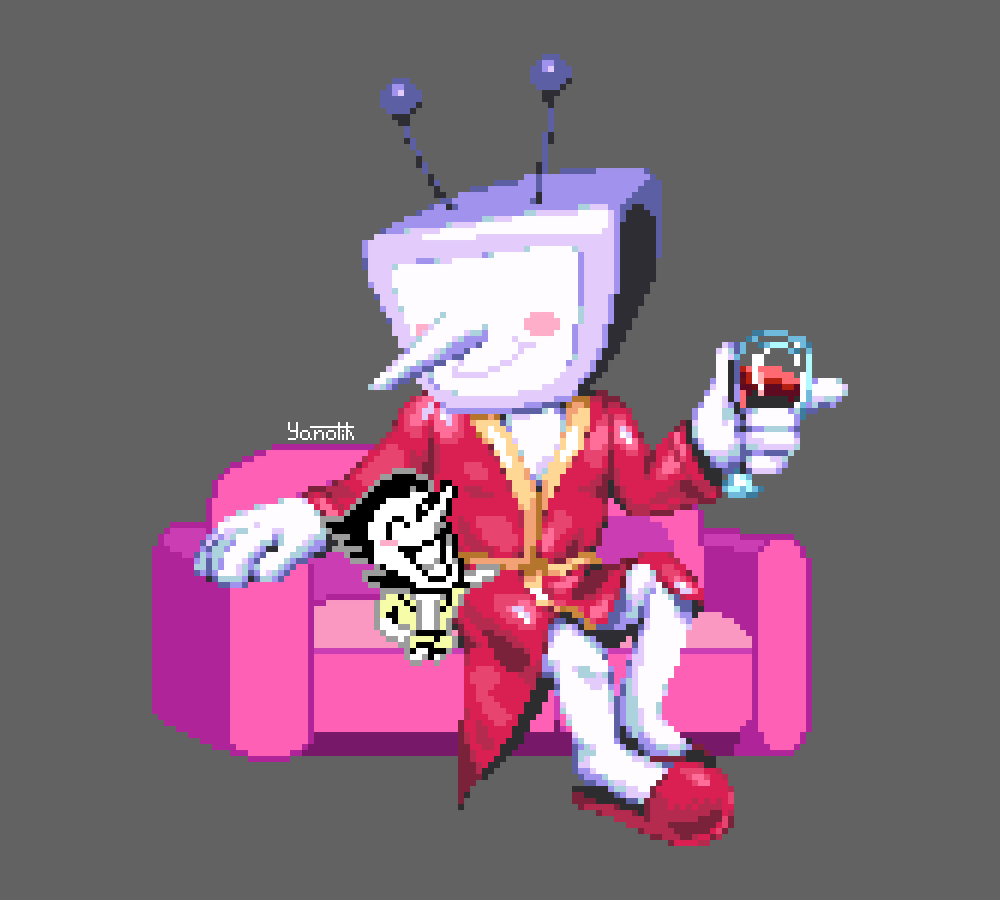 yanchous_yanus's tweet photo. 🍷

#deltarune #tenna #spamton #spamtenna https://t.co/VX6UYKPooO