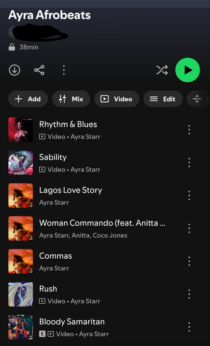 Cryptoemperes's tweet photo. Here is a list of songs where Ayra Starr uses at least 20-50% pidgin in the lyrics, but you will not stream any of them because your talent is to criticize artistes, while remaining uninformed 😍😍 https://t.co/rRrt27ZMVh