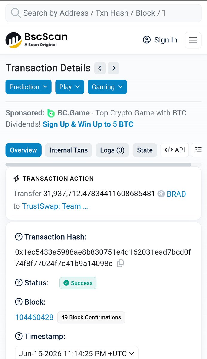 $BRAD tweet media