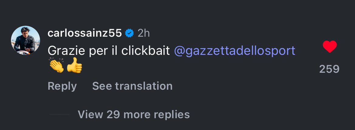 redsainz's tweet photo. we need him back https://t.co/3UI8AROmH5