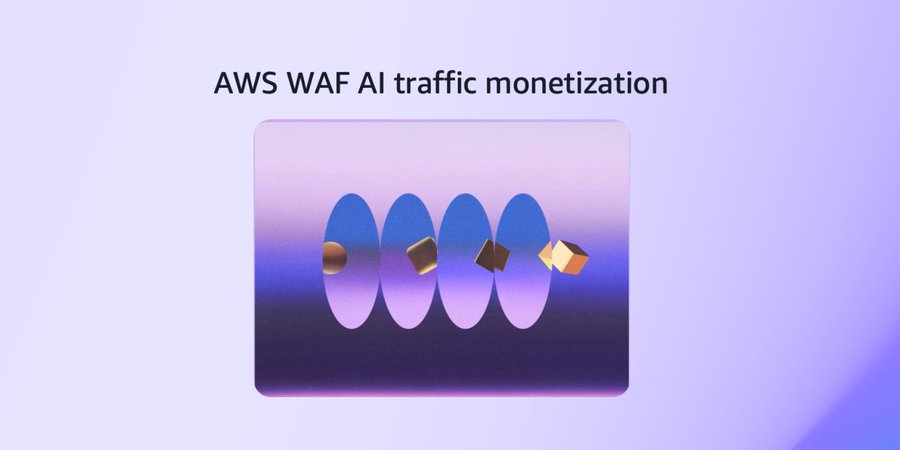 Shreyashgg's tweet photo. AWS just monetized AI traffic for WAF Bot Control.

Instead of fighting AI crawlers, you can now: 

1. Set your own price per crawler
2. See how much content the bot uses
3. Make this into a new revenue stream
4. Get paid automatically 

No more free scrapings for AI companies. https://t.co/YO1a4nTmU9