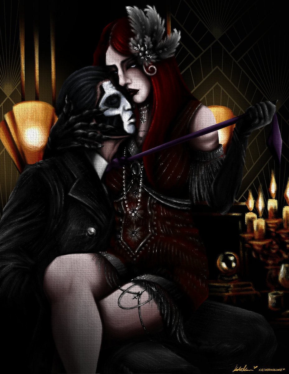 katherinacomb's tweet photo. the angels are watching 🕯️🥀

very proudly presenting the second of three c0mmissions for my wonderful 1K raffle winners!

this piece is for my lovely friend @lingenmustdie 🖤

#thebandghost #ghostbandfanart #papaiii #terzo #papaemeritusiii https://t.co/6swlhAl0Y4