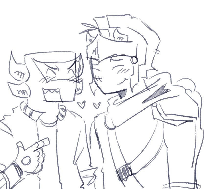 Cryo_Soup's tweet photo. theyre so happy to be gay 
#phighting #swocket https://t.co/BRpe6l5drw