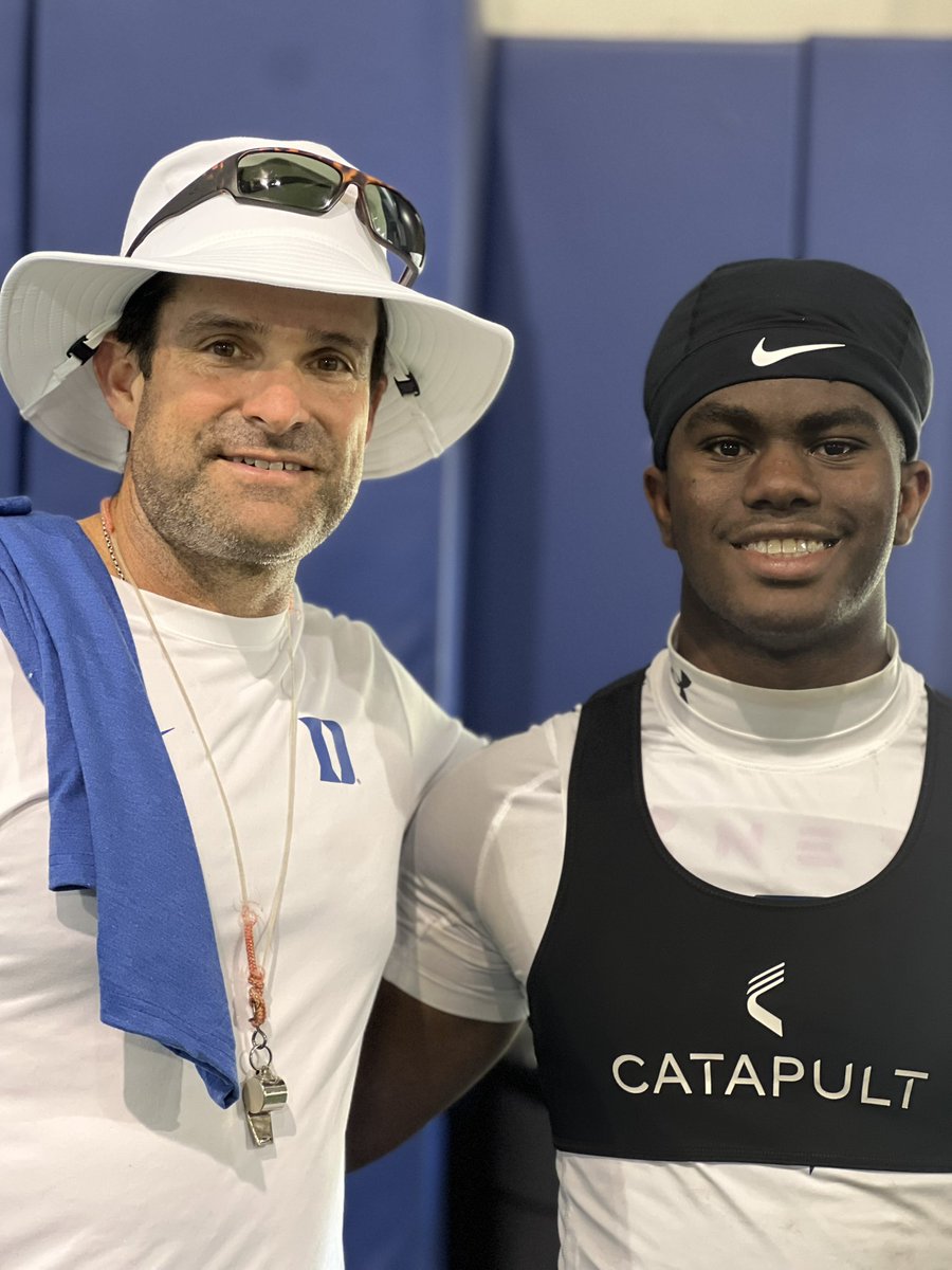 BigMichaelBig13's tweet photo. It was great being back @DukeFOOTBALL with my guys and seeing everyone again! 🔵😈
@HatfieldQuin @Todd_C_08 @broti24 @Waltjr2222 @Jdjacks45  @windham_john @OLCoach_Mac @Yawn76 @LukeP_5 @ccesfootball @amanirichburg88 @CoachFree1906 @Coach_MannyDiaz @coachbrewha @Binuk_K @CoachPehrson @RRACKLEY9 @DukeATHLETICS @NateShep20 @__AustinButler @CoachDaniels06 @PrepRedzoneSC @iguerin @fourquarterSC @CDearing82  @najehwilk @Kamxjack @ToddShanesySHJ  @MovinChains  @The_Prophet_36 
 @benjaminwolk @PaulStrelowTI  @StephConn5 @adamgorney  @TomLoy247 @WeWorken @HighSchoolBlitz  @TheUCReport @247Sports @Rivals @JP_Priester @_Coach_Baldwin_  @DUFBRecruit @Duke_On3 @DukeOnSI 
 @TheDevilsDen  @AnnaH247 @SCSportsNow @nchssportspage