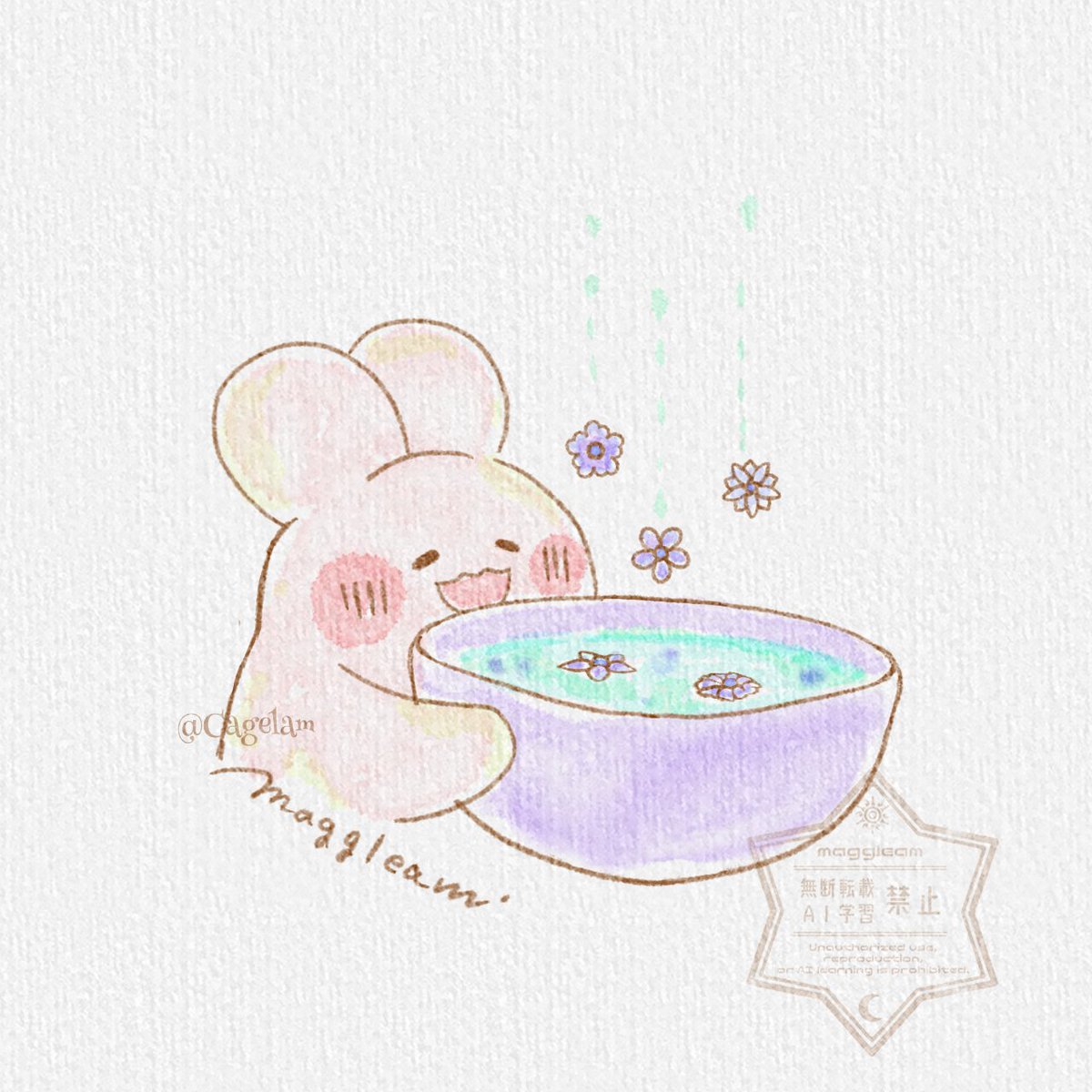 cagelam's tweet photo. おはようございます️☀️︎
眠い(*ｐω-)｡O゜
今日はまた暑くなるみたいなので、
自分のペースで無理なくいこう🥤

『季節 あつめ𓂃𓈒.*✻*˸ꕤ*』

 #本日のぷにょん 
 #イラスト  #ゆるいイラスト https://t.co/vbcOphYsOb