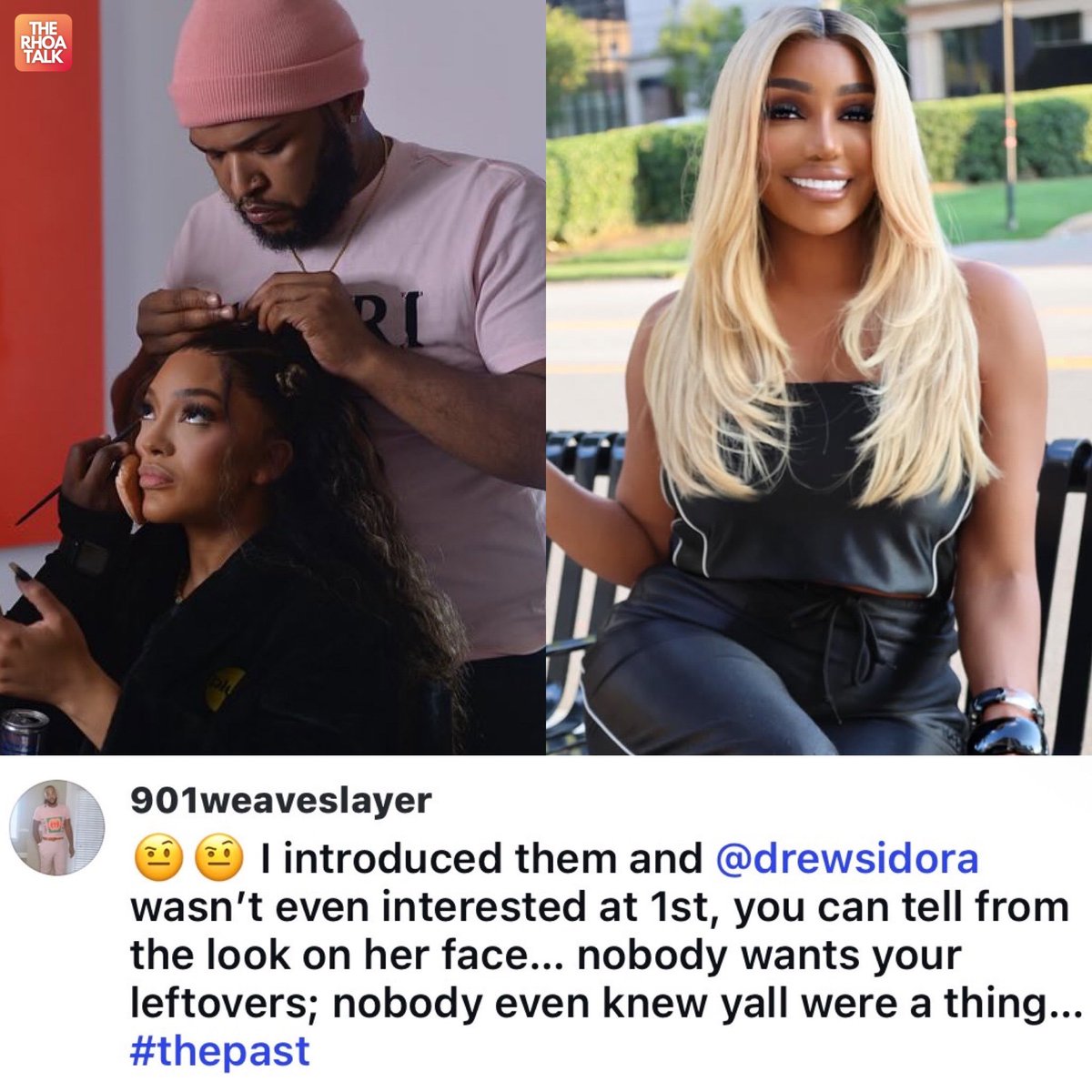 TheRhoaTalk's tweet photo. Drew’s hairstylist, Walter responds and confirms he was unaware that Terry was Nene’s ex. #RHOA https://t.co/tI9ChuaoiS
