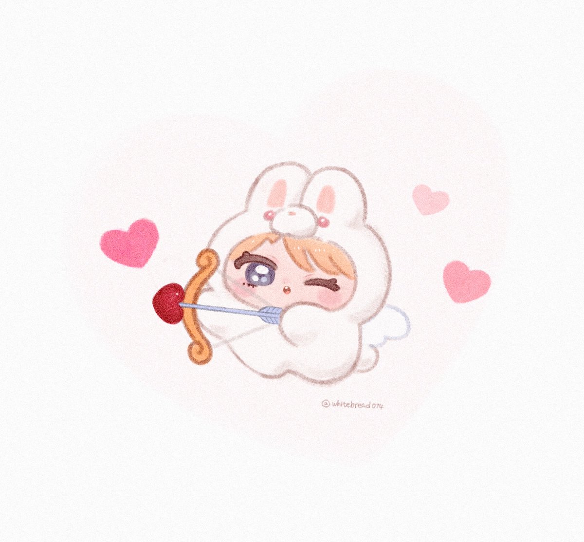 whitebread014's tweet photo. 💘キューピッドうさちゃん🪽 https://t.co/onOBCVOW84