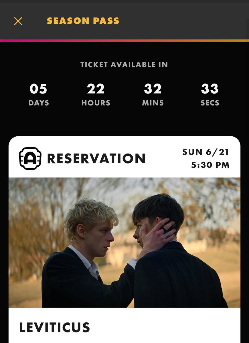 JustinHorrorLYF's tweet photo. Tickets secured for #Levitcus https://t.co/1DjhBsV69Q