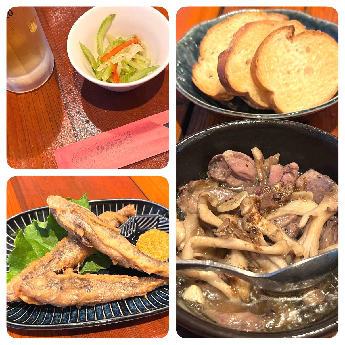 take9243's tweet photo. 全てのお酒の試飲と量り売りができる地酒屋こだま、本日は13時くらいから19時の通常営業です。
南大塚の「リカラボ」さんへ先日初訪問。地酒とクラフトジンのお店として2024年12月にOPEN。美味しくて楽しいお料理でお酒が進みます。フレンドリーな接客がとっても素敵。次回は飲み放題にチャレンジだ。 https://t.co/F8Bmp1n9nR