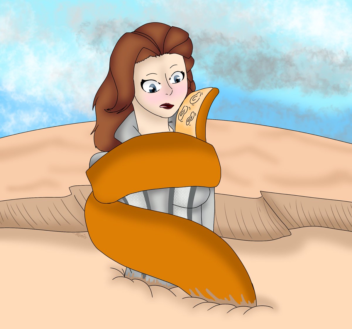 ArtemisNSFW115's tweet photo. Bound and sinking in a surprise attack, Natasha tries to fight off the tentacle that drags her down. Will she break free or dragged down by the tentacle?
#quicksand #tentaclebondage #bondage #quicksandsinking #perilart #fetishart https://t.co/7VRKmKXdwd