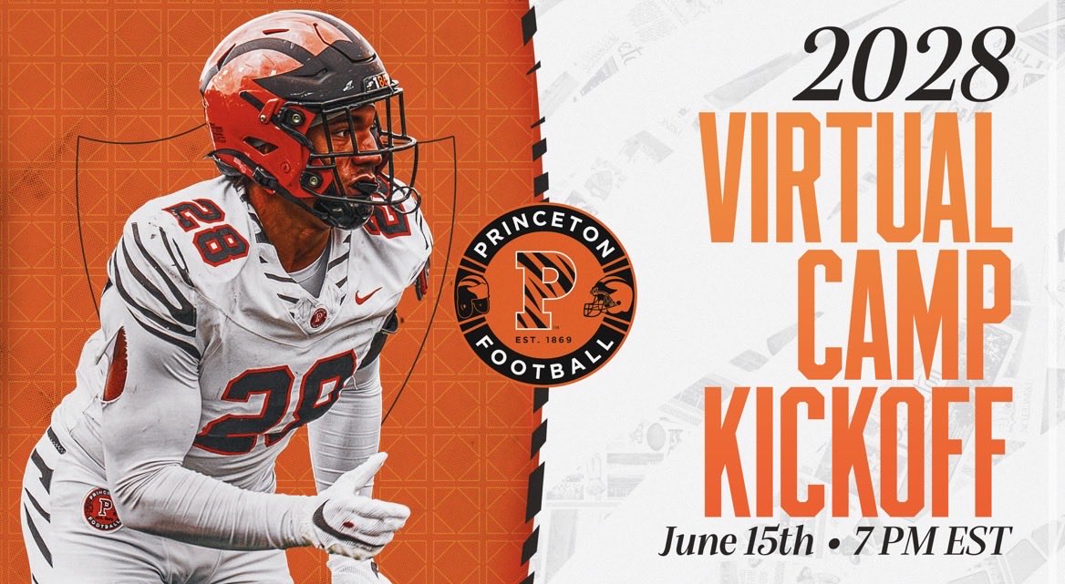 CDohertyQB's tweet photo. Thank you to @PrincetonFTBL for the valuable information given through your Virtual Camp. 
@CoachBobSurace @CoachRosenbaum @RyanFracPU https://t.co/BtNn5PoELp