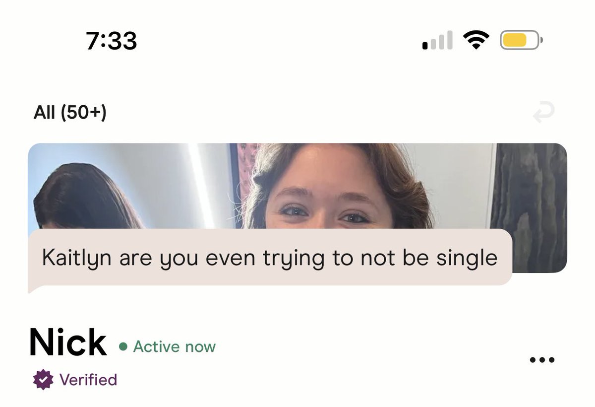 gucciringhes's tweet photo. guy that i was talking to 3 years ago found me again on hinge 😔 https://t.co/Vrc8Ujd86b