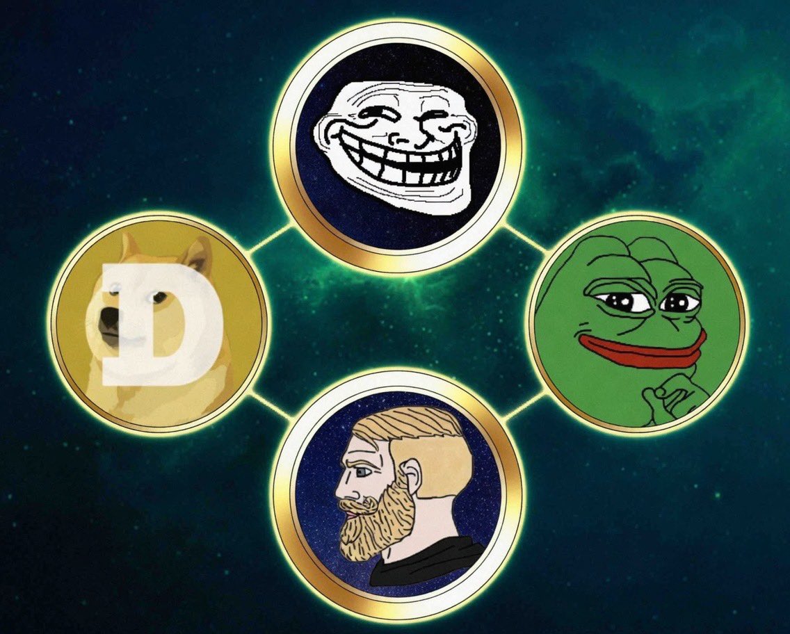 RealChadFather's tweet photo. @troll_runner @FrostxXBT @Troll_ @umadbro Not many memes that become a reality is a Fact. But $Troll is definitely one with Doge and Pepe and hopefully Chad 1 day. 
But for now $Troll to $1 and beyond. https://t.co/HIs3DlPLbW