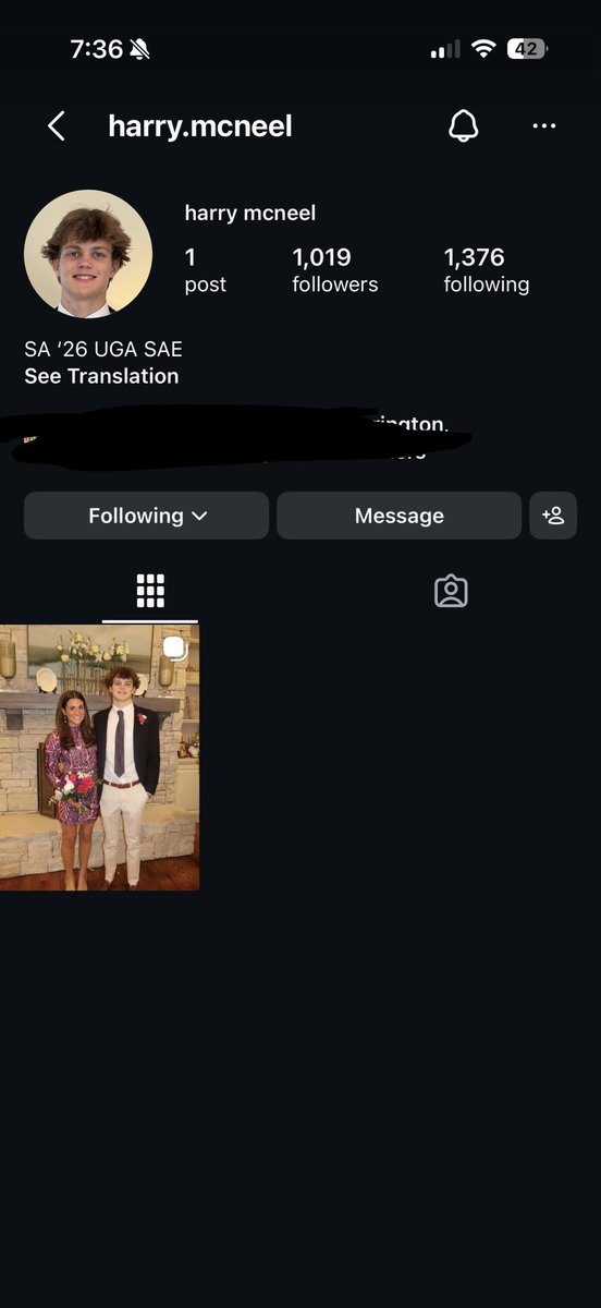 TrigpullGOAT's tweet photo. SAE accept tossed the letters in the bio to let everyone know he’s #fraternal don’t rape him too hard fellas https://t.co/rGxrCvfaIJ