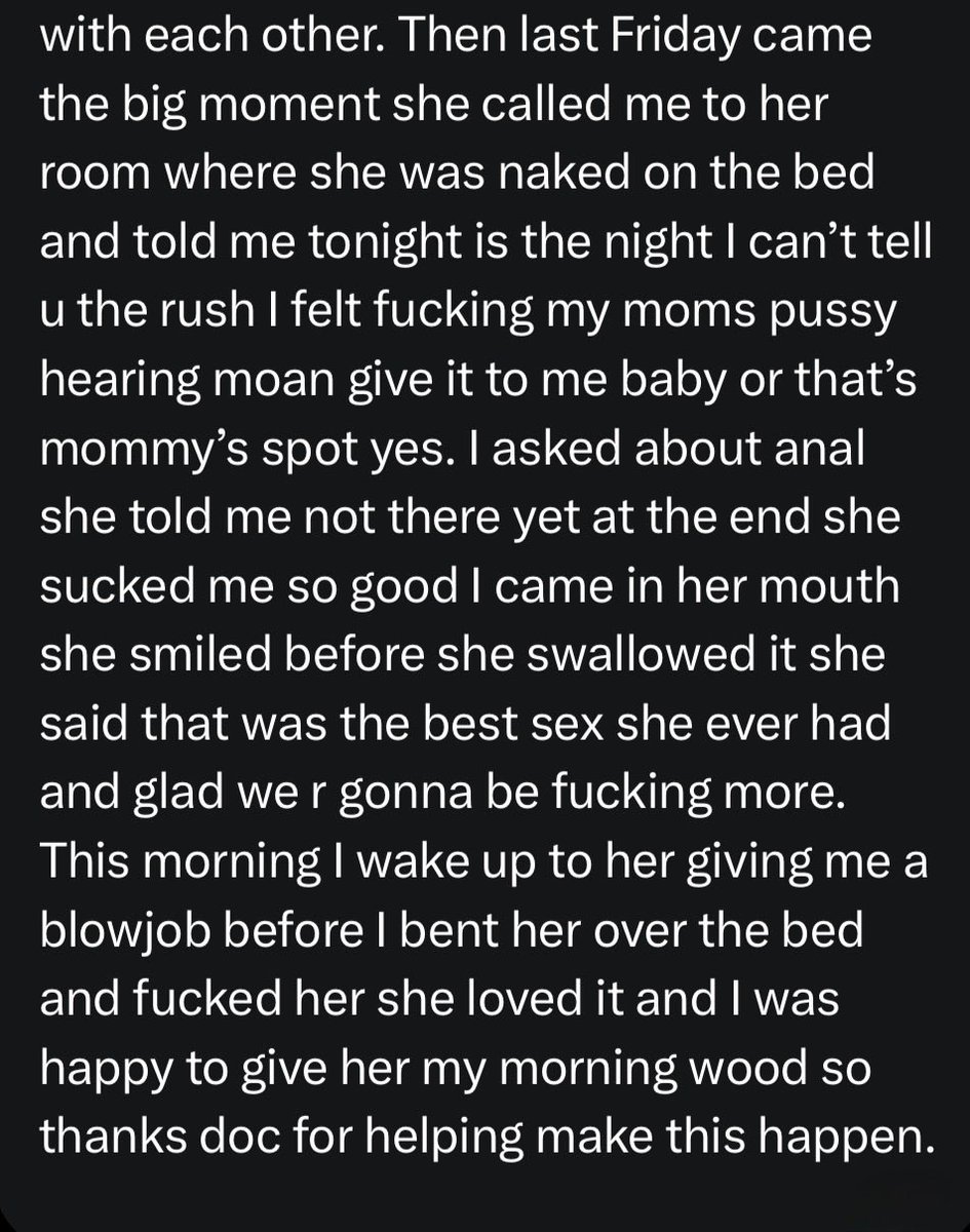 DocRicky69's tweet photo. Motherhood perks #motherhood #singlemom #mom #momson #realmomson #realmotherson #incest #realincest #incestmomson #opendms #dmme #incestconfession #horny #gooner #goonette #taboo #realtaboo #momcest #milfmonday #cumslut #mommyissues #milf #mature #hardcore #nolimits #limitless https://t.co/2oY5JT5EiN