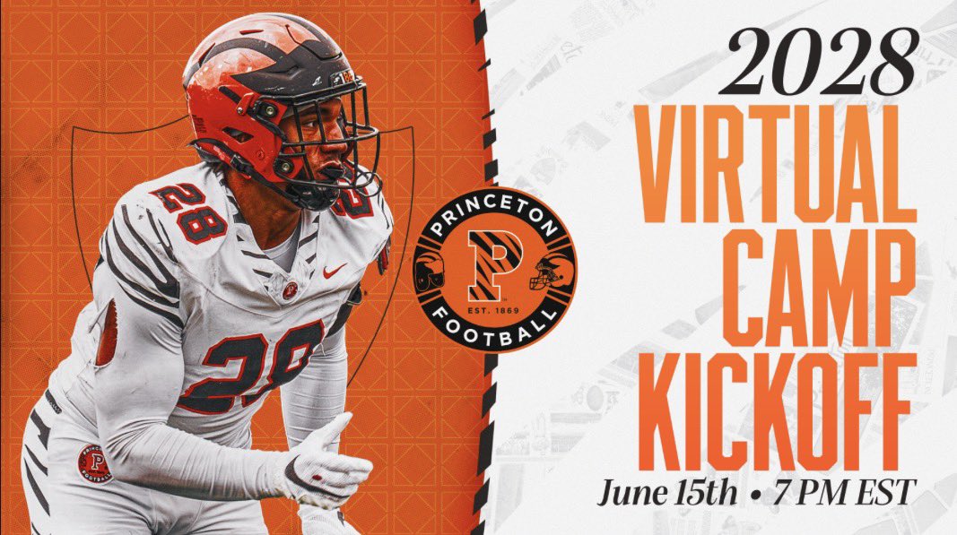 jacktys45's tweet photo. Thank you @RyanFracPU for the @PrincetonFTBL Virtual Junior Day! Had an amazing time learning about the program and the campus!

@CoachWilliams22 @CoachJMNichols @CoachBoPage @Paxton_Nayman @TheViewRecruits @FtballAtTheView @RecruitGeorgia @CoachMikeWeick @NEGARecruits https://t.co/Dg1zAy7x5M