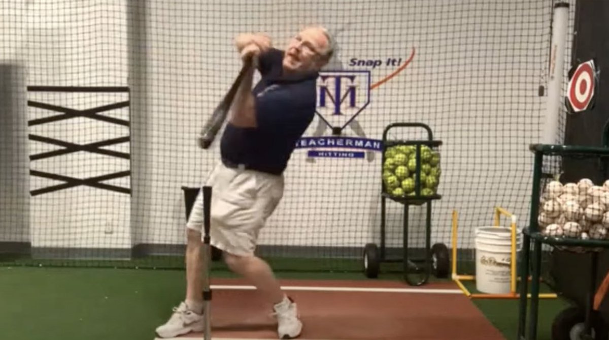 fiveplustools's tweet photo. Here is Aaron Judge's swing path.  Sorry HLP Stay Puft Marshmallow Teacherman devotees. I just don't see "snap and tilt".  But now you can buy Tman's new training device:  The Flickit bat.  What a Guy!  I'd call it the F*ckit bat, but what do I know? 🤣🤣🤣🤣🤣🤣🤣🤣 https://t.co/ih5ozVqkRM