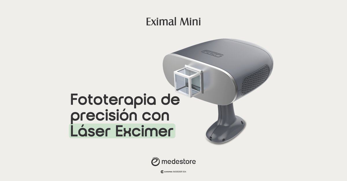 MedestoreMx's tweet photo. #EximalMini acerca la tecnología Láser Excimer de banda estrecha a tratamientos localizados de psoriasis, vitíligo y dermatitis atópica, permitiendo trabajar únicamente donde el paciente lo necesita.

Conoce más enviándonos mensaje 📲 

#Medestore https://t.co/rHKbYZjeUG