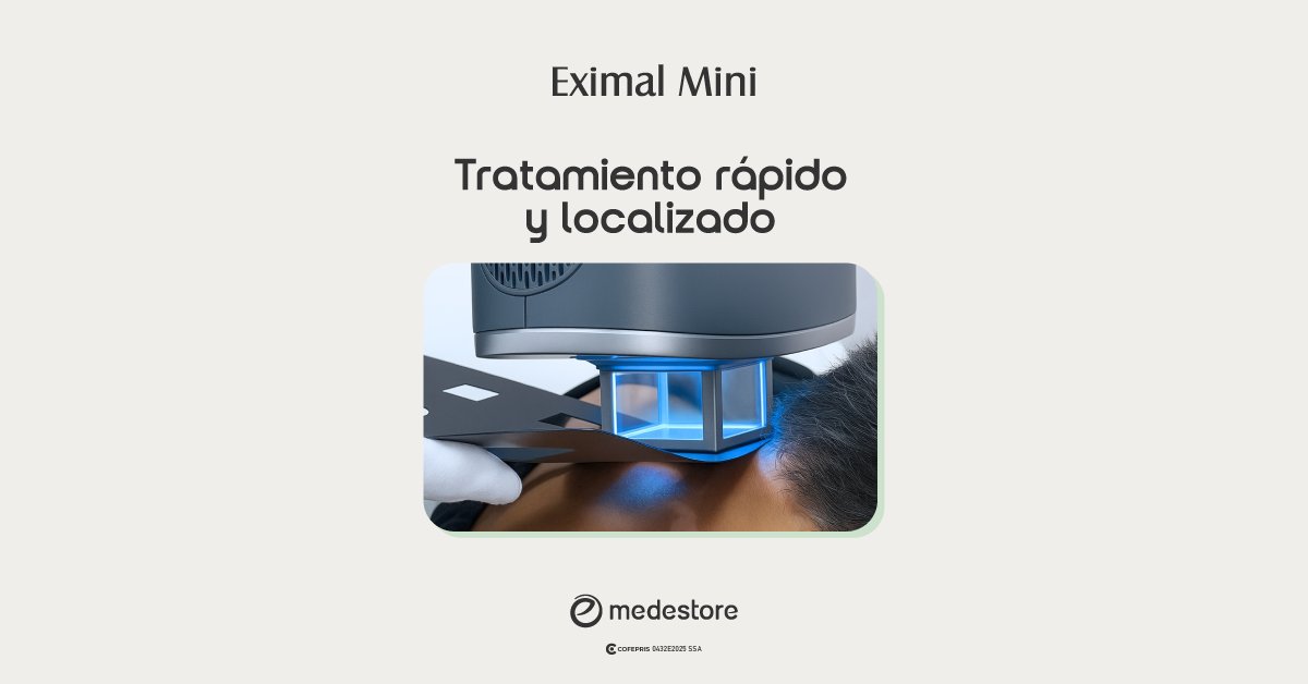 MedestoreMx's tweet photo. #EximalMini acerca la tecnología Láser Excimer de banda estrecha a tratamientos localizados de psoriasis, vitíligo y dermatitis atópica, permitiendo trabajar únicamente donde el paciente lo necesita.

Conoce más enviándonos mensaje 📲 

#Medestore https://t.co/rHKbYZjeUG