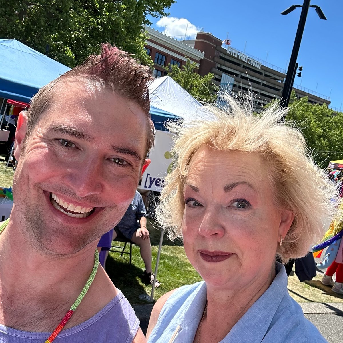 CarmelaConroy's tweet photo. It was an honor to participate with so many neighbors at #SpokanePride. Thanks to our wonderful volunteers who staffed the Conroy for Congress sponsored booth and to all who showed up to stand with the LGBTQIA+ community! https://t.co/ttZ3TkyiTg