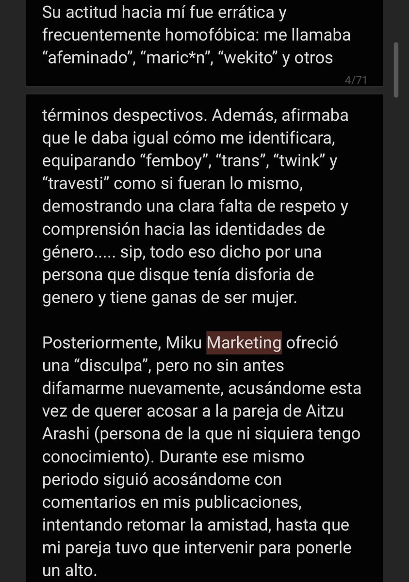 edrictv12's tweet photo. 🧵(1) Miku Marketing es un Usuario que se hizo conocido por participar en una cancelacion en contra de otro YouTuber señalado por conductas inapropiadas llamado MikuMex20, que tuvo relevancia hasta cierto tiempo. En el que tuvo interacciones en Servers de Discord. https://t.co/8mGwSKWUFg